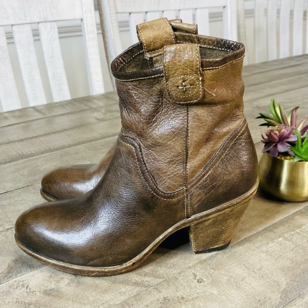 Fiorentini + Baker Brown Leather Boots EU 38